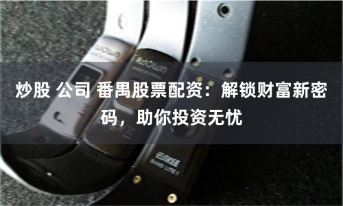 炒股 公司 番禺股票配资：解锁财富新密码，助你投资无忧